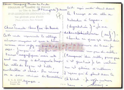 Saint-Georges-de-Didonne — Widok z powietrza — Wydawnictwo Jean-Jaures — Rewers