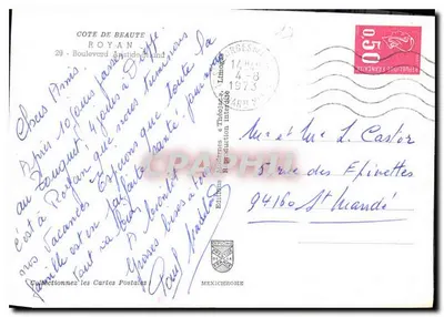 Boulevard Aristide Briand — Royan — Éditions Modernes & Théolac, nr 160 — Rewers