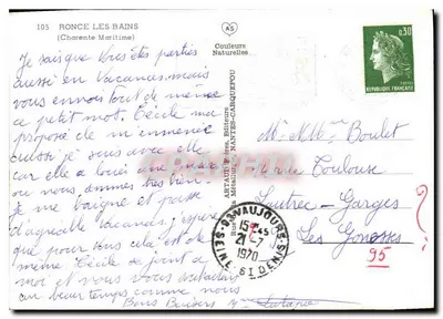 Ronce-les-Bains — País do Mimosa — Artaut Editores — Verso