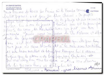 Atlantycka wybrzeża Marennes do Royan — CPAPHIL — Rewers