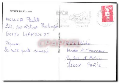 Patrick Bruel — na koncercie — wydawca Patrick Bruel - A009 — Rewers