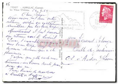 Aurillac (Cantal) — Stare Zamki — Wydawca Estel — Rewers