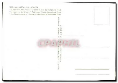 Vallldemosa — El nocturno de Chopin — Wydawnictwo Agata, Barcelonie — Rewers