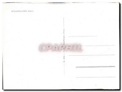 Schaffhausen — widok zamek i Ryn — Verlag Langeberger, Stans, nr 4752 — Rewers