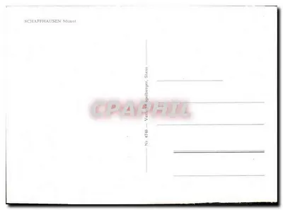 Zamek w Schaffhouse — widok panoramiczny — Verlag Engelberger, Stans — Rewers