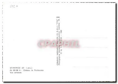 रोचेकोट के किला — हवाई दृश्य — प्रिंटर कॉम्बियर, सेंट-पैट्रिस (37) — पीछे