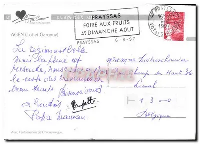 Agen — Katedra św. Piotra — S.A. APA-FOUX — Rewers