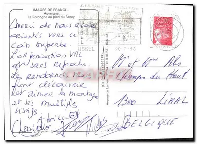A Dordogne aos pés do Sancy — Auvergne — Editora IRIS — Verso