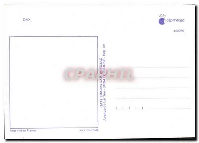 Buglose - Święty Wincenty de Paul — Bazylika, Dom, Dąb — Wydawnictwo CAP Théojac — Rewers