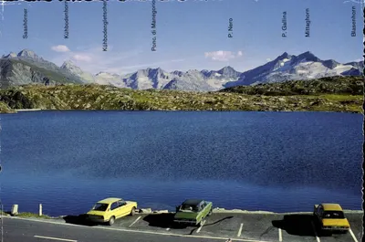 Lago de Grimsel — Totensee — Grimsel-Pass 2165 m — editor Otto Süssli, Thalwil-Zürich, n° 4974 C