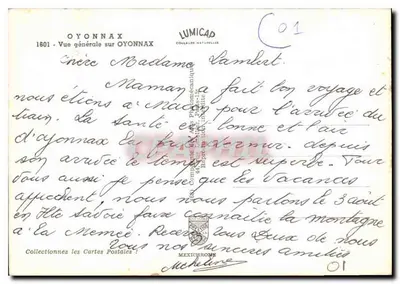 Oyonnax — Vista geral — IRIS — Verso