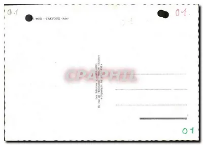 A Valle da SAONE — TREVOUX — Les Éditions J. CILLARD — Verso