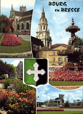 Bourg-en-Bresse — vista panorâmica — Éditions de France N.52637