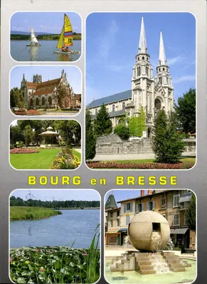 Bourg en Bresse — vista panorâmica — Edições da Igreja da XVIIe — n° 01