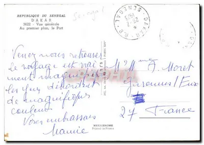 Dakar — Ogólny widok, port — Mexichrome, nr 3622 — Rewers