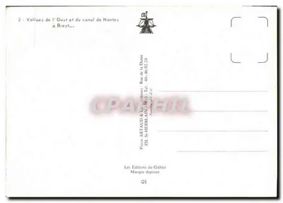 Vallée de l'Oust e del Canale da Nantes a Brest — Les Éditions du Gabier — Verso