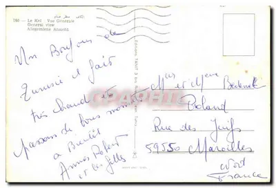 Le Kef — Widok ogółem — Éditions TANIT, Tunis — Rewers