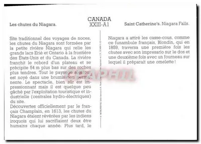 Spadziste Niagary — Kanada — Saint Catherine's. Niagar Falls. — n° XXIII-A1 — Rewers