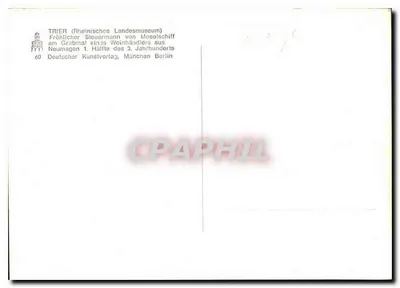 Trier — Szczęśliwy kapitan z mosellejskiego statku przy nagrobku winiarza z Neumagen — Deutscher Kunstverlag, München Berlin — Rewers