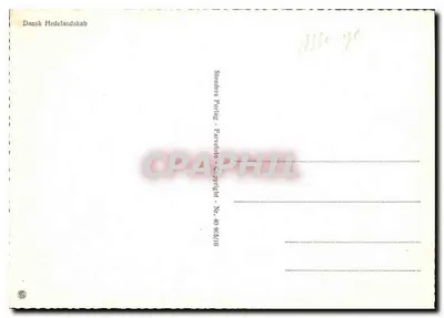 Dunas e landes da Dinamarca — editor Stenders Forlag, n° 40 965/10 — Verso