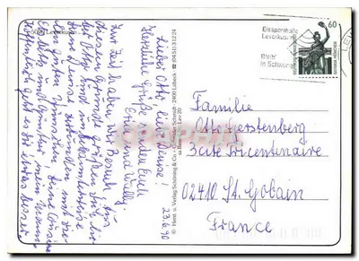 Leverkusen am Rhein — wydawca H. Schöning & Co. n° 5099 — Rewers