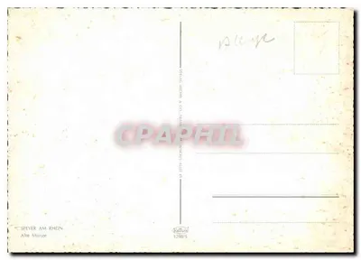 Speyer am Rhein — Alte Münze — editor Speyer am Rhein & Co. 1960 — Verso