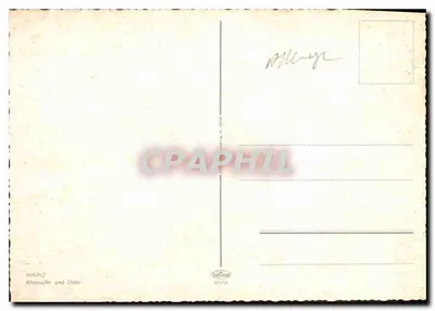 Mainz — Rheno e Domes — editor Kettner, n° 973/18 — Verso