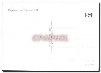 Cortiço florido na Andaluzia — editor Otto Mejias, série 431 — Verso
