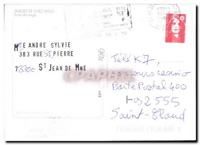 Vila nevada — berço de neve — René Pèreud — Verso