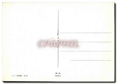 Las jesiennej krovy — Wydruk w Francji — M.D. Paris, nr 9000 5/3 — Rewers
