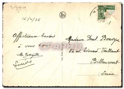 Wavre - A Dyle — vista do canal — editor N. L. S. — Verso