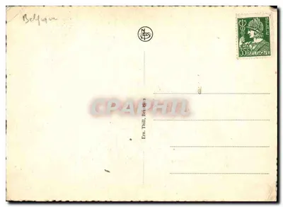 Wavre - Bois de la Pierre — vista panorâmica — Editor Em. Thill, Bruxelas, n°6 — Verso