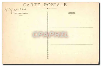 Os Pirineus - Estrada de Gavarnie - O Abismo do Caos - Editor G. D. n°152 — Verso
