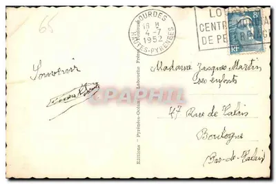 Lourdes — A Basílica, o Gave, a Aparição, a Gruta Milagrosa — Éditions Pyrénées-Océan — Verso