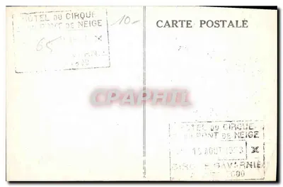 Gavarnie — Ogólny widok na Cirque i most lodowy — Wydawca: Gavarnie, nr 318 — Rewers