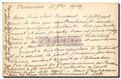 Lourdes — Zamek-Fort i rzeka Gave — wydawca nieznany, nr 2343 — Rewers
