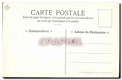 Hotel van het Pic du Midi de Bigorre en het meer Oncey — 525 — uitgever niet zichtbaar — Achterkant