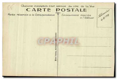 Gavarnie — Wioska Gavarnie i Wysokość Sécuniat — B. R. — Rewers
