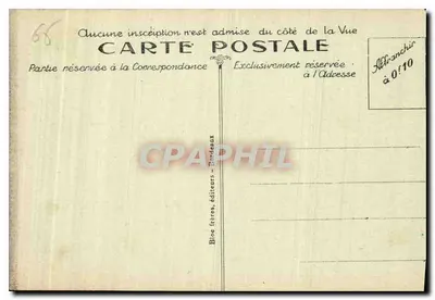 Luz-Saint-Sauveur — De Tempelkerk — B. R. — Achterkant