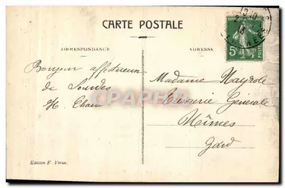 Lourdes — Widok panoramiczny — wyd. F. Viron, nr 22 — Rewers