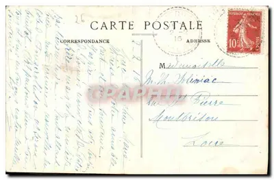 Château de Montchenu (Drôme) — Tour octogone (IXe siècle) — Éditeur : C. P. A. Phil — Verso