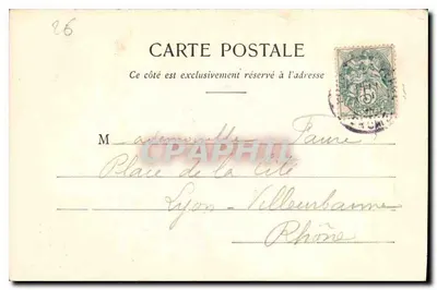 Trasa Goulets — Przełęcz — Zbiór P. P., Valence, nr 54 — Rewers