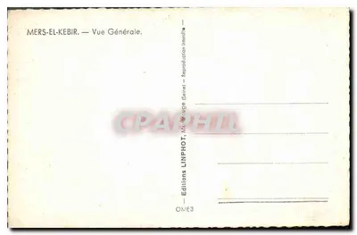 Mers-el-Kebir — Ogólny widok — Wydawnictwo LINPHOT — Rewers