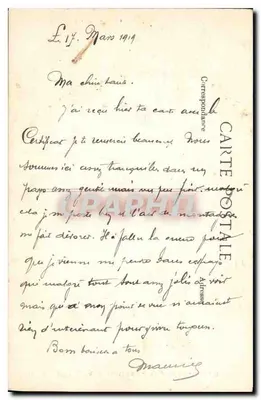 Granica francusko-szwajcarska — Widok z punktu Recrettes — CPAPHIL n° 650 — Rewers