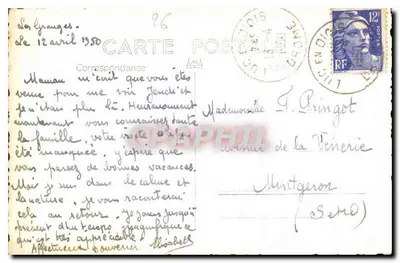ला वेनेरी के चर्च — पैनोरामिक दृश्य — अज्ञात प्रकाशक, श्रृंखला संख्या 96 — पीछे