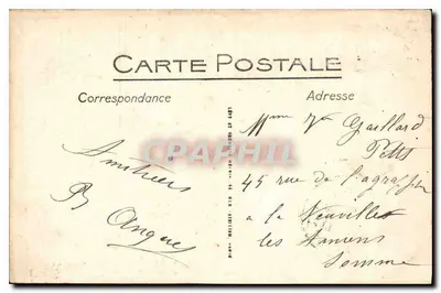 Lourdes — Vale do Gave e Cadeia dos Pirineus vistas do Pic du Jer — LL. Bat Lactouse — Verso