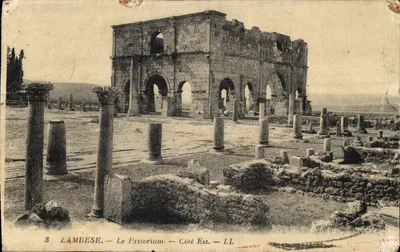 LAMBESE — O Prétorium — Lado Leste — LL