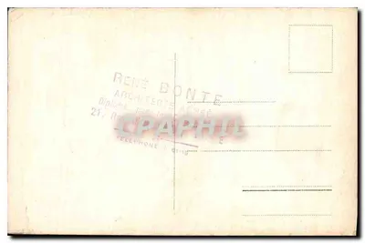 Zamek Coppet — Pokój i Obraz Pani de Staël — Wydawca nieznany — Rewers