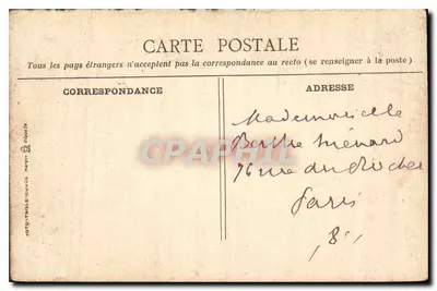 Duchowny z Pontoise — Reprodukcja Intendite — A. Seyès, wyd. Pontoise — Rewers