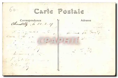 Castelo de Chantilly — A Sala do Senhor o Príncipe — ND. Fot. — Verso